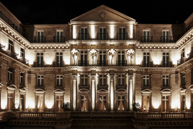 The historic front of a Steigenberger Icon hotel.