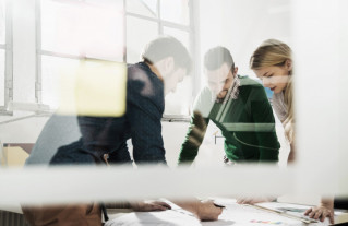 People in a meeting
