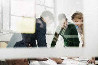 People in a meeting