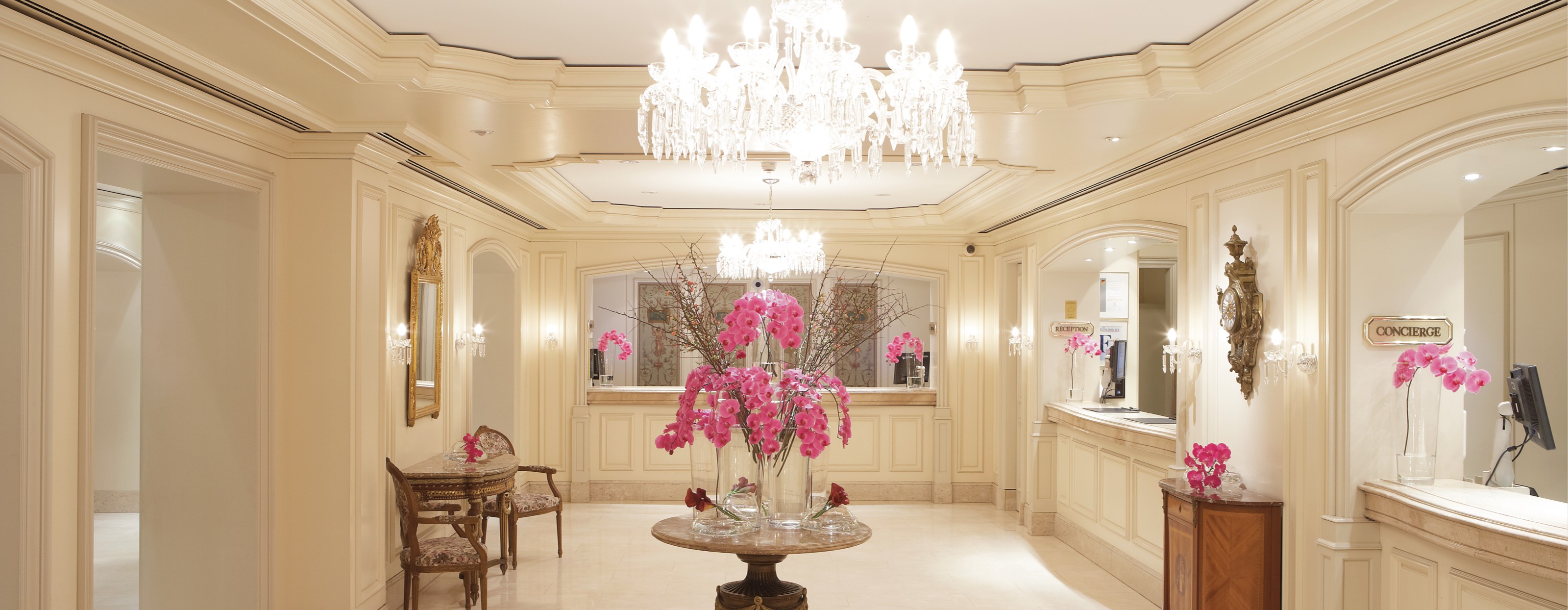 View of a Steigenberger Icons hotel lobby