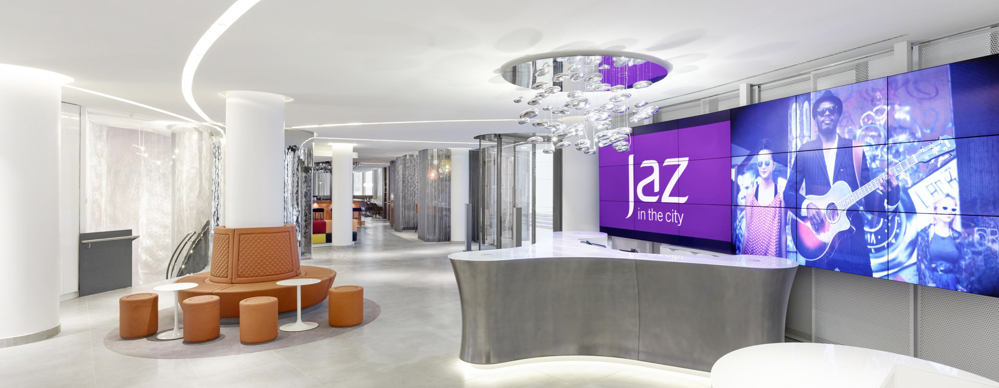 View of a Jaz in the City hotel lobby